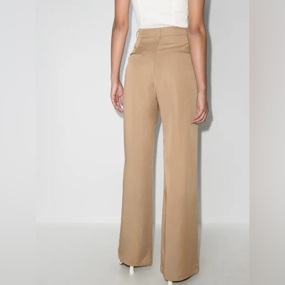 Reformation Mason High-Waist Wide-Leg Trousers | Size 4 | TENCEL™ | Made in USA - Picture 2 of 12